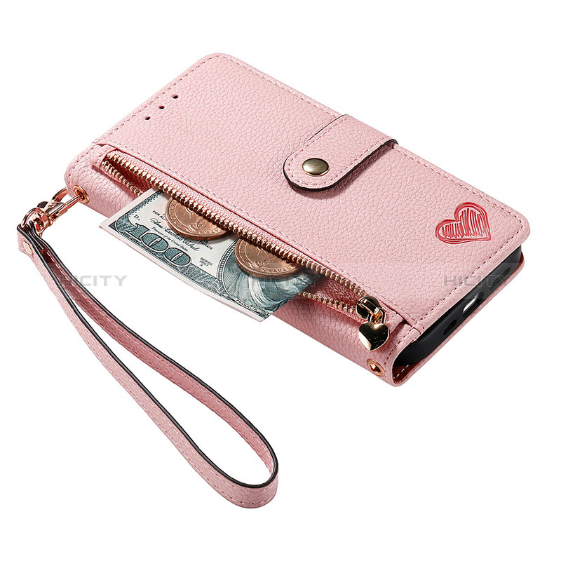 Funda de Cuero Cartera con Soporte Carcasa S16D para Samsung Galaxy S24 Ultra 5G