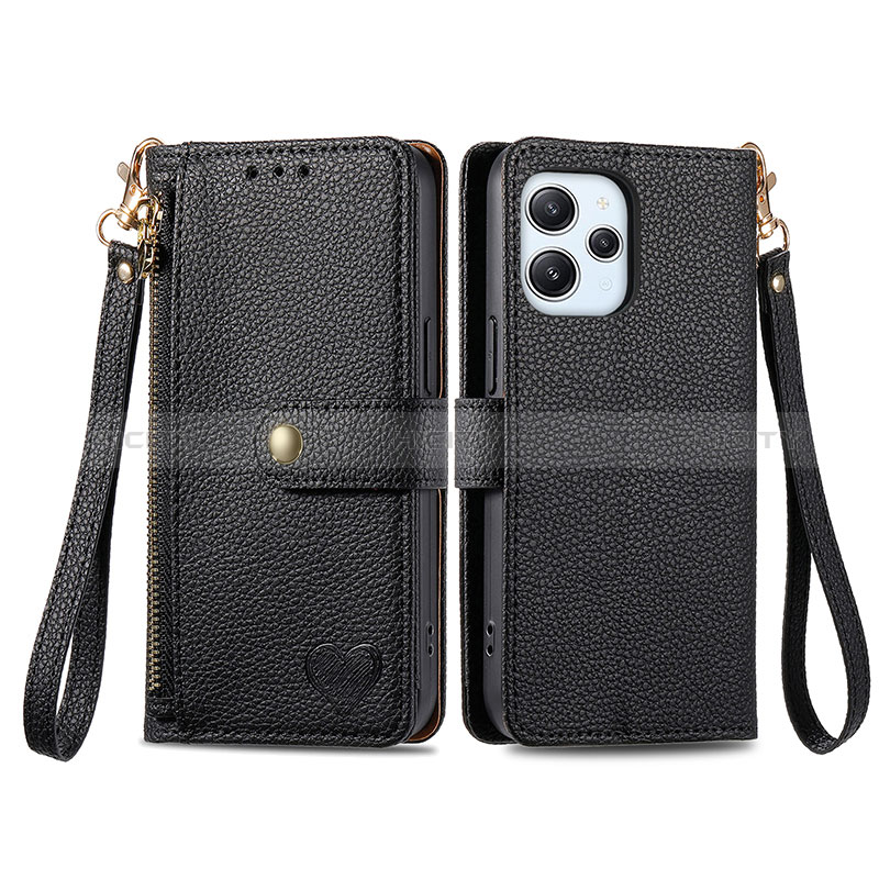 Funda de Cuero Cartera con Soporte Carcasa S16D para Xiaomi Redmi 12 4G