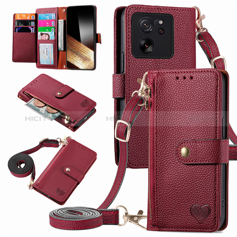 Funda de Cuero Cartera con Soporte Carcasa S16D para Xiaomi Redmi K60 Ultra 5G