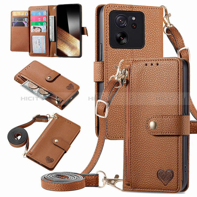 Funda de Cuero Cartera con Soporte Carcasa S16D para Xiaomi Redmi K60 Ultra 5G