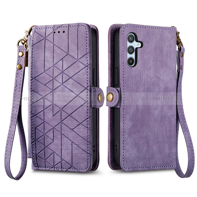 Funda de Cuero Cartera con Soporte Carcasa S17D para Samsung Galaxy A34 5G