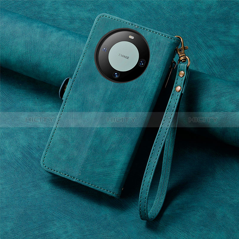 Funda de Cuero Cartera con Soporte Carcasa S18D para Huawei Mate 60 Pro