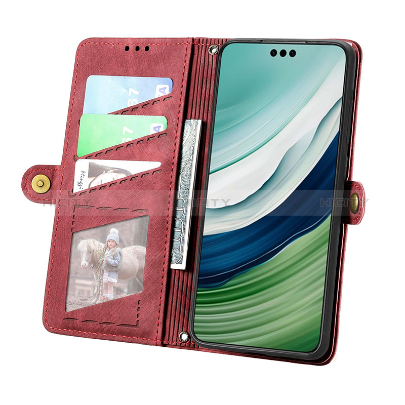 Funda de Cuero Cartera con Soporte Carcasa S18D para Huawei Mate 60 Pro