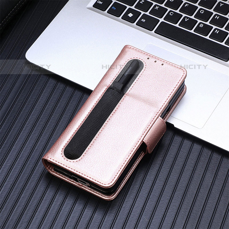 Funda de Cuero Cartera con Soporte Carcasa SD2 para Samsung Galaxy Z Fold5 5G