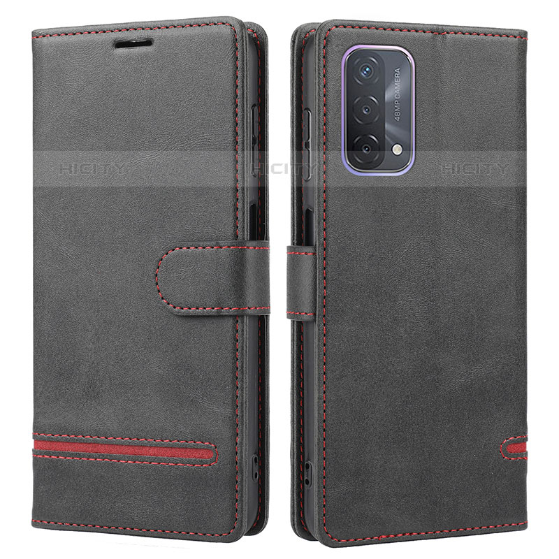 Funda de Cuero Cartera con Soporte Carcasa SY1 para OnePlus Nord N200 5G Negro