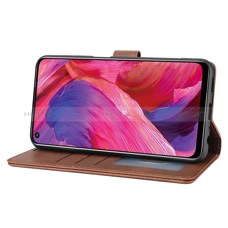 Funda de Cuero Cartera con Soporte Carcasa SY1 para Oppo A74 5G