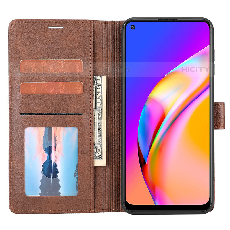 Funda de Cuero Cartera con Soporte Carcasa SY1 para Oppo Reno5 Z 5G