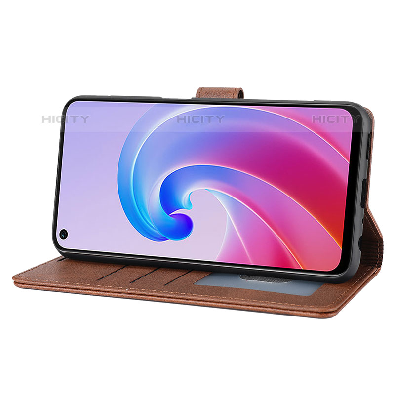 Funda de Cuero Cartera con Soporte Carcasa SY1 para Oppo Reno7 Lite 5G