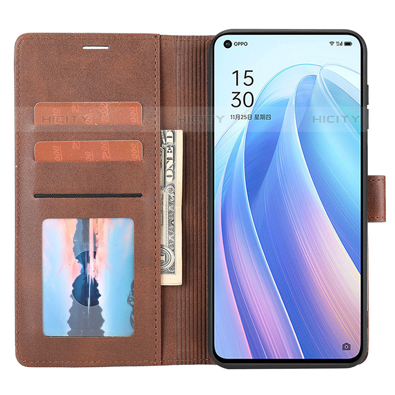 Funda de Cuero Cartera con Soporte Carcasa SY1 para Oppo Reno7 Pro 5G