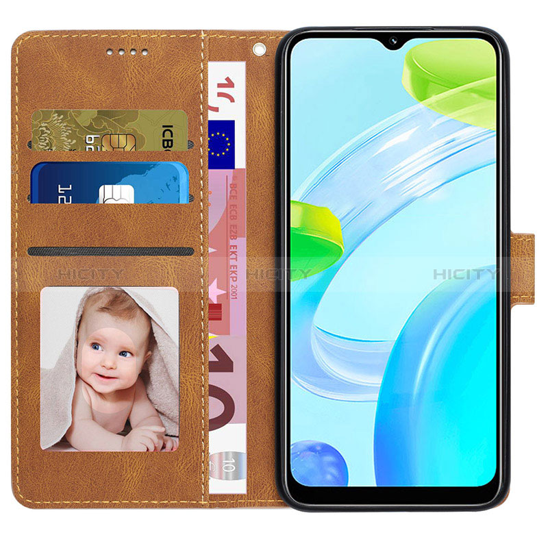 Funda de Cuero Cartera con Soporte Carcasa SY1 para Realme Narzo 50i Prime