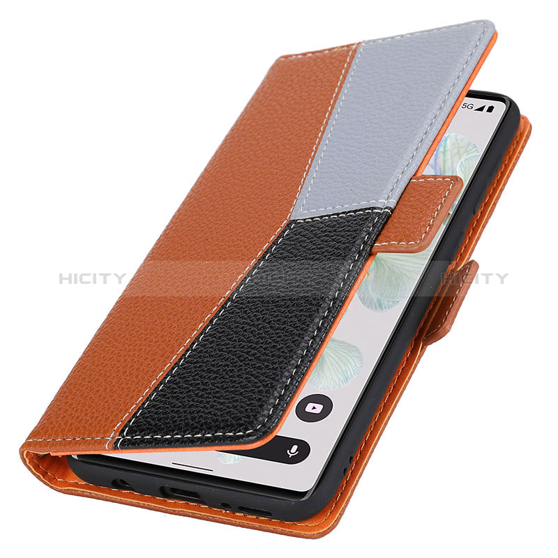 Funda de Cuero Cartera con Soporte Carcasa SY2 para Google Pixel 6 Pro 5G