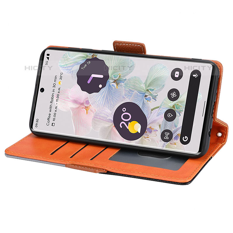 Funda de Cuero Cartera con Soporte Carcasa SY2 para Google Pixel 6a 5G