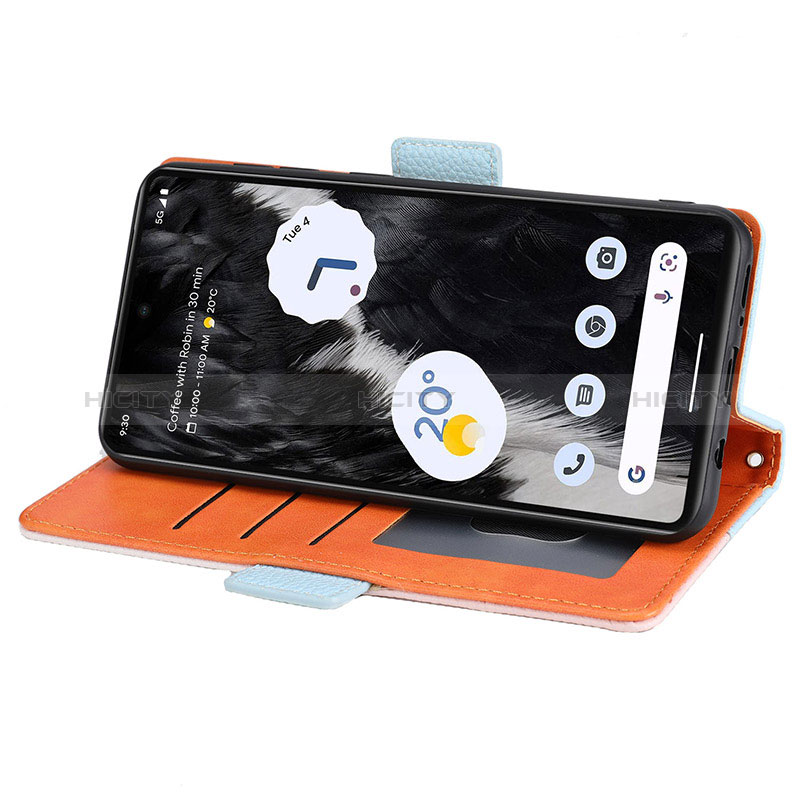 Funda de Cuero Cartera con Soporte Carcasa SY2 para Google Pixel 7 5G