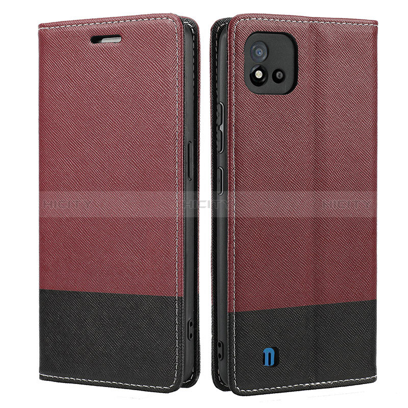 Funda de Cuero Cartera con Soporte Carcasa SY2 para Realme C20