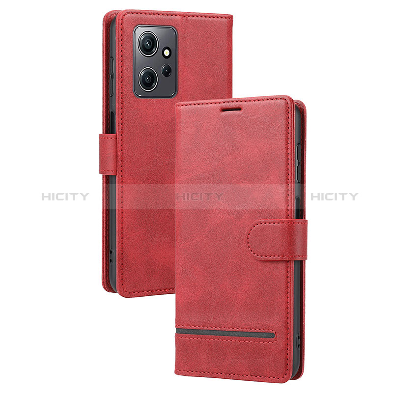 Funda de Cuero Cartera con Soporte Carcasa SY3 para Xiaomi Redmi Note 12 4G Rojo