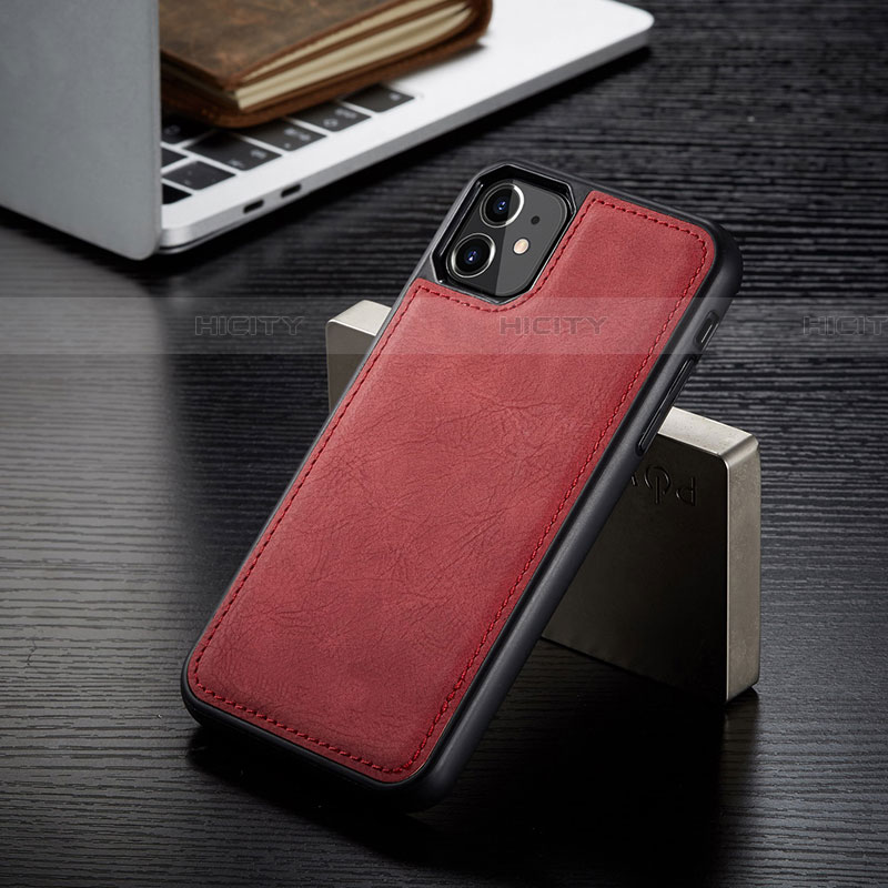 Funda de Cuero Cartera con Soporte Carcasa T01 para Apple iPhone 11