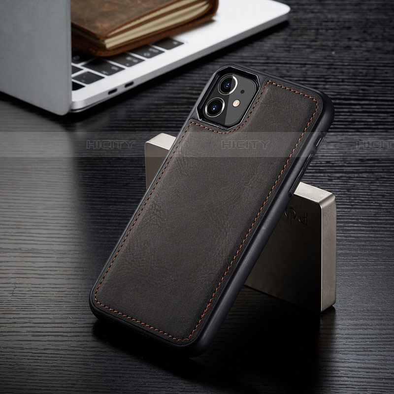 Funda de Cuero Cartera con Soporte Carcasa T01 para Apple iPhone 11