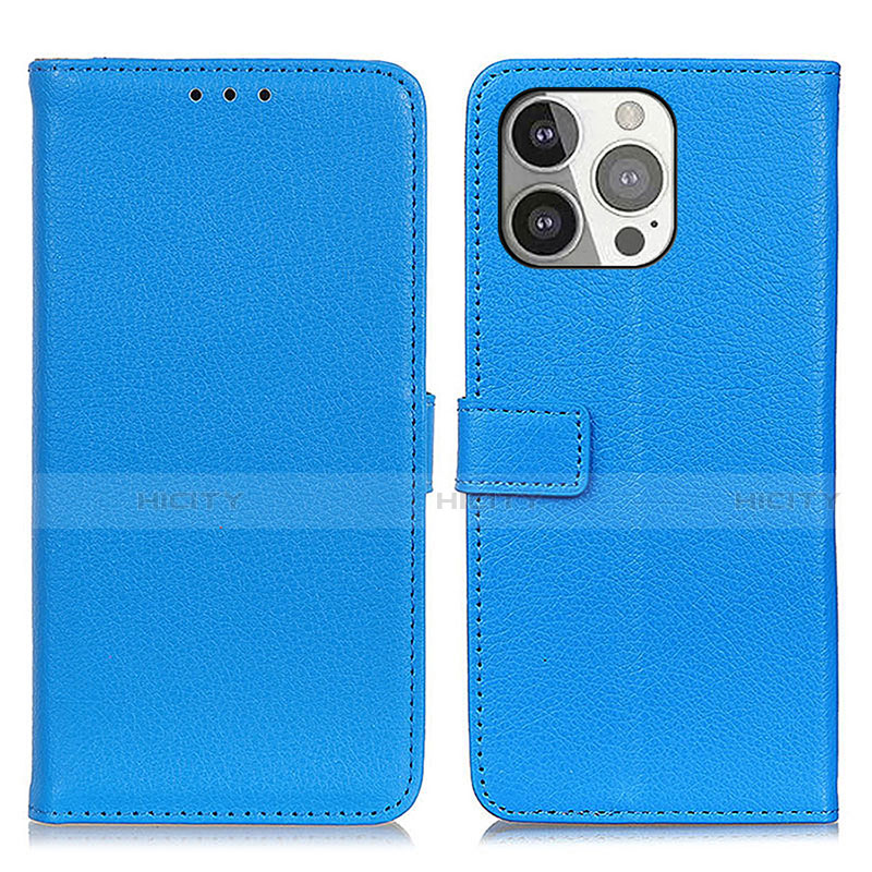 Funda de Cuero Cartera con Soporte Carcasa T01 para Apple iPhone 13 Pro Max