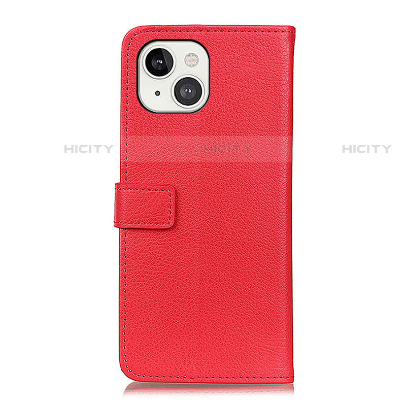 Funda de Cuero Cartera con Soporte Carcasa T01 para Apple iPhone 14