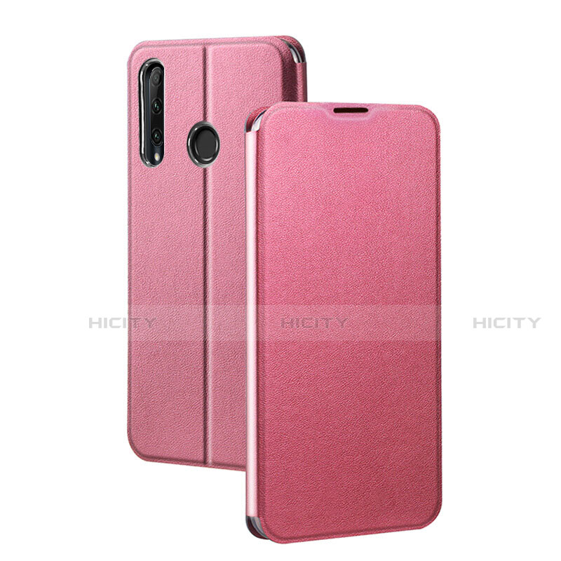 Funda de Cuero Cartera con Soporte Carcasa T01 para Huawei Honor 20 Lite Rosa