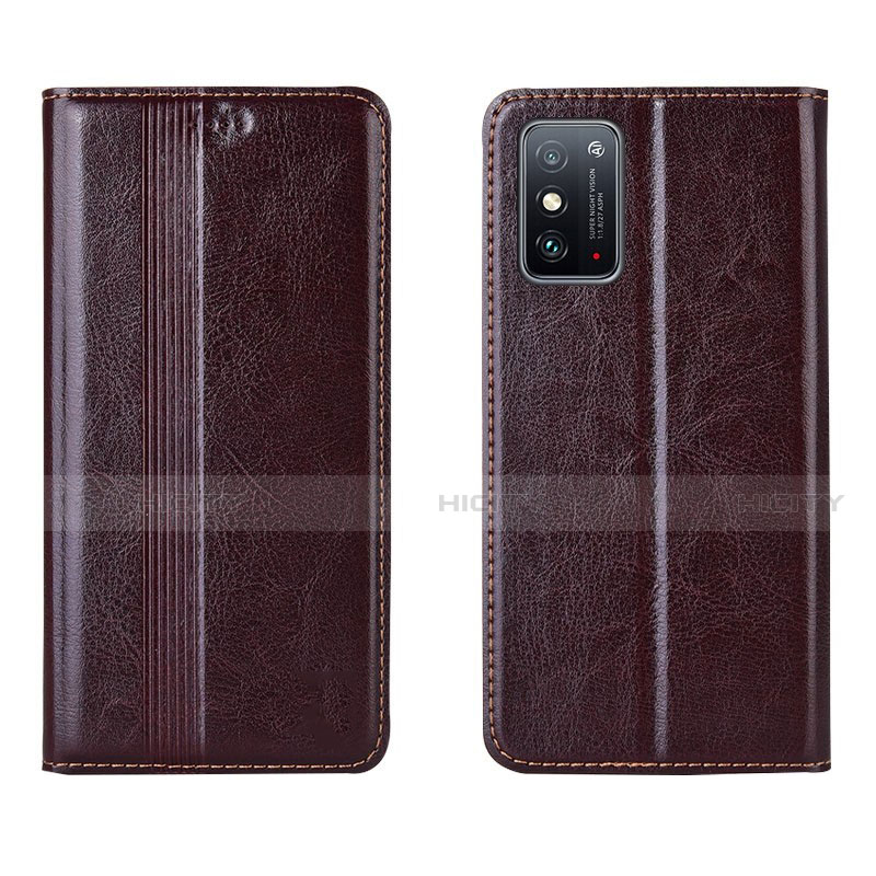 Funda de Cuero Cartera con Soporte Carcasa T01 para Huawei Honor X10 Max 5G