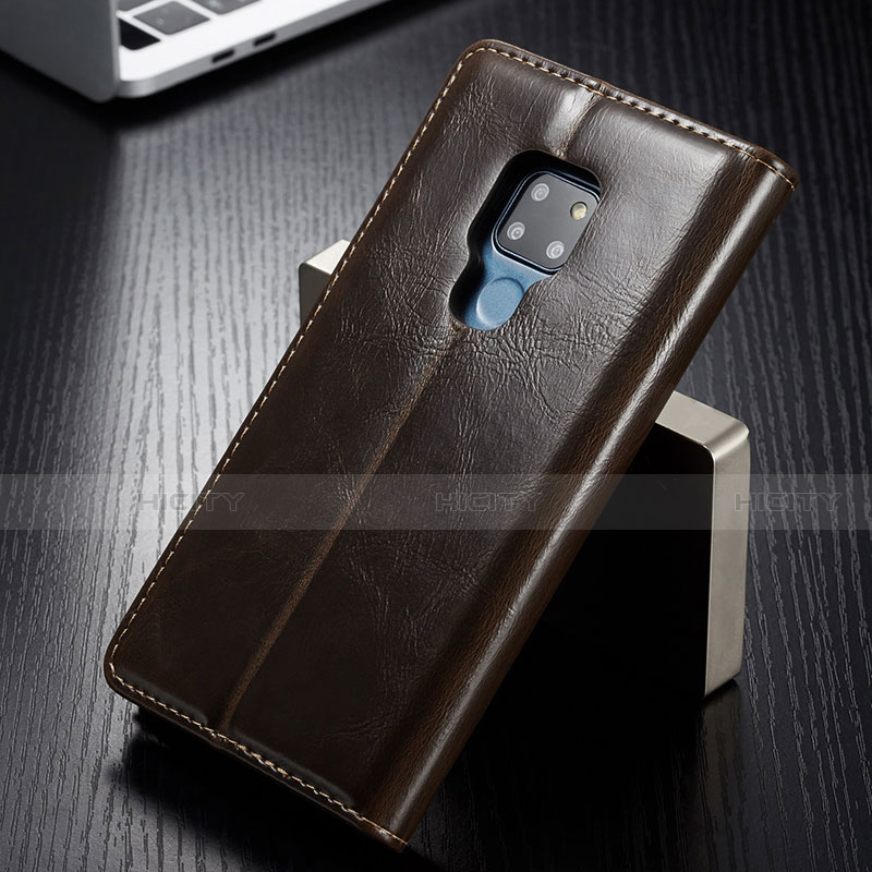 Funda de Cuero Cartera con Soporte Carcasa T01 para Huawei Mate 20