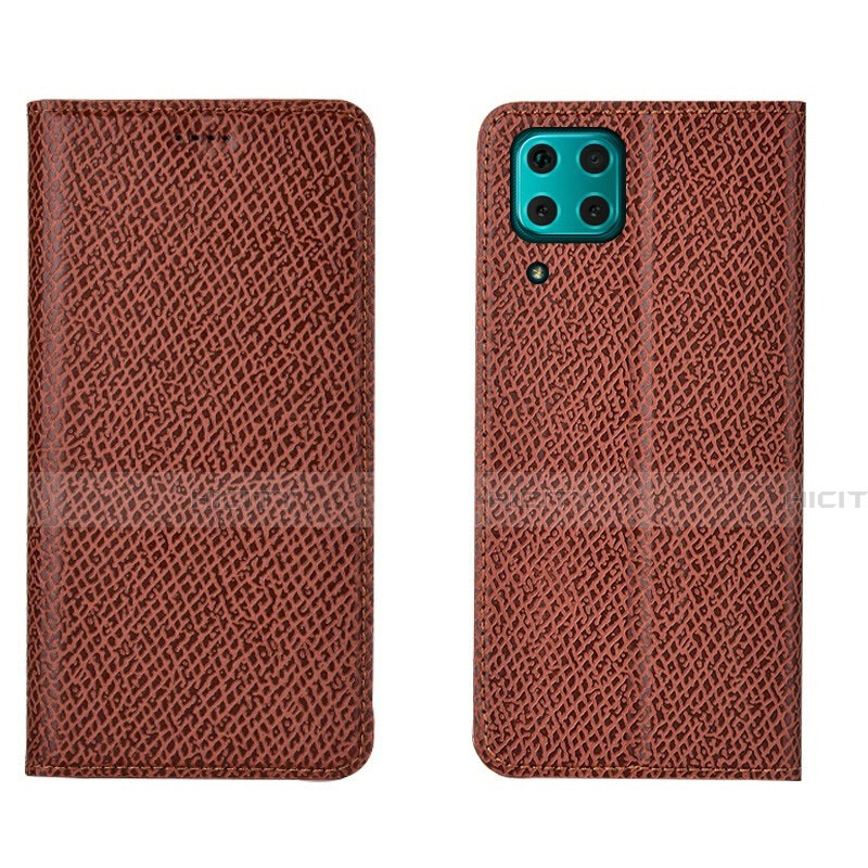 Funda de Cuero Cartera con Soporte Carcasa T01 para Huawei Nova 6 SE