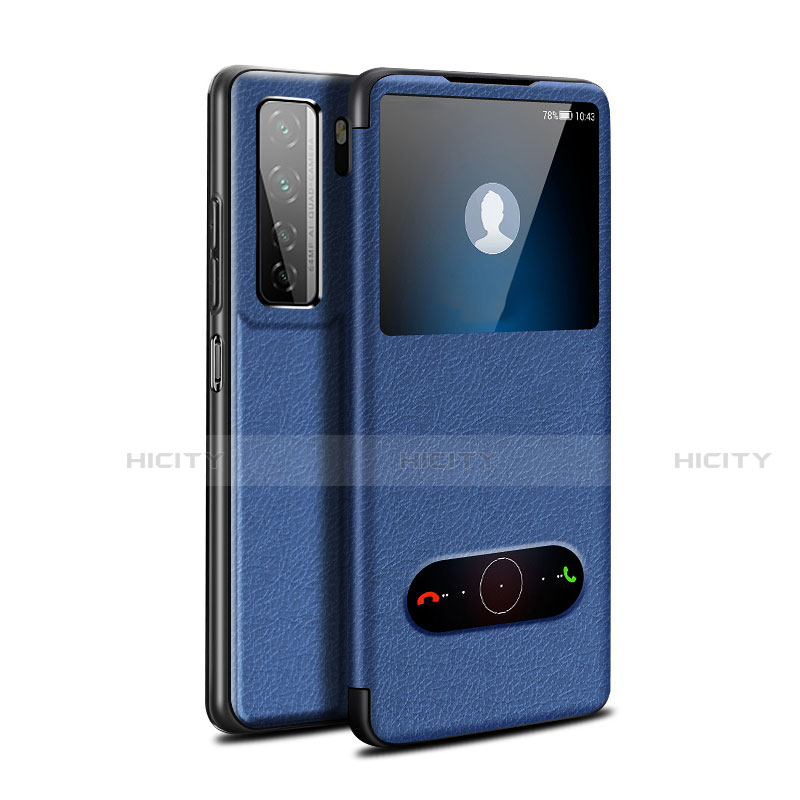 Funda de Cuero Cartera con Soporte Carcasa T01 para Huawei Nova 7 SE 5G