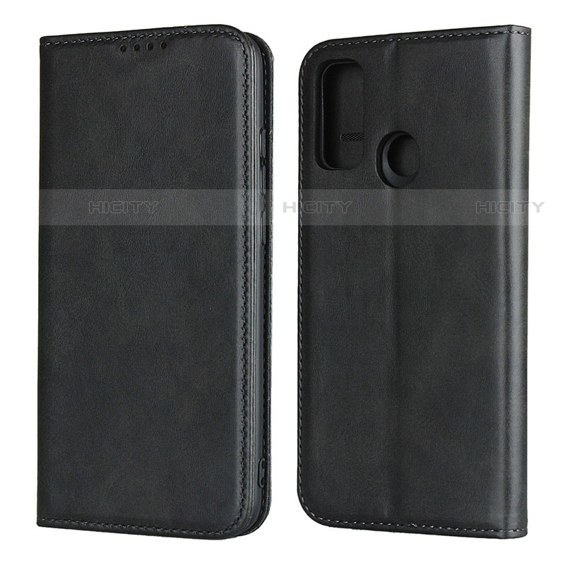 Funda de Cuero Cartera con Soporte Carcasa T01 para Huawei Nova Lite 3 Plus Negro