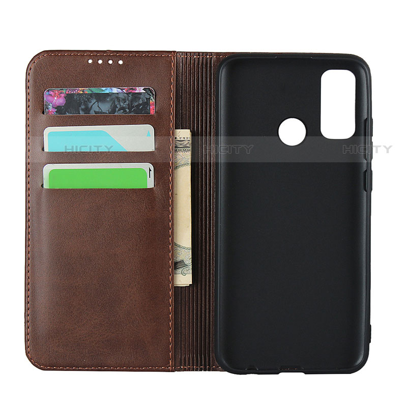 Funda de Cuero Cartera con Soporte Carcasa T01 para Huawei P Smart (2020)