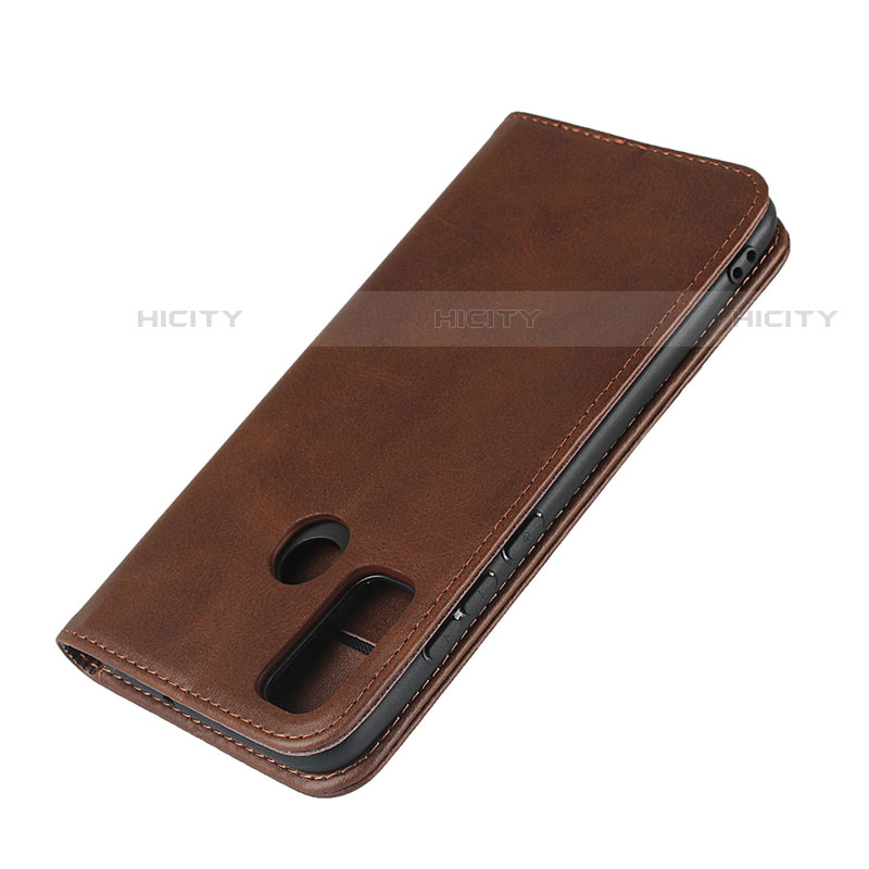 Funda de Cuero Cartera con Soporte Carcasa T01 para Huawei P Smart (2020)