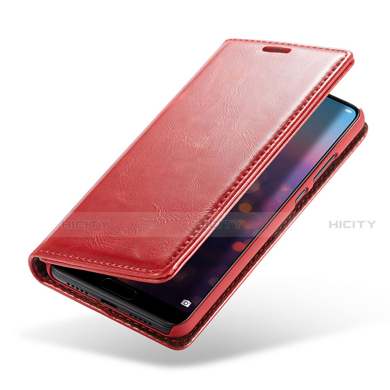 Funda de Cuero Cartera con Soporte Carcasa T01 para Huawei P20 Pro