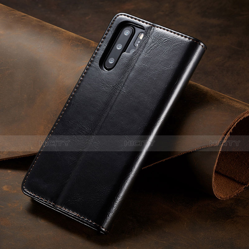 Funda de Cuero Cartera con Soporte Carcasa T01 para Huawei P30 Pro