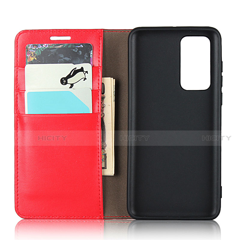 Funda de Cuero Cartera con Soporte Carcasa T01 para Huawei P40