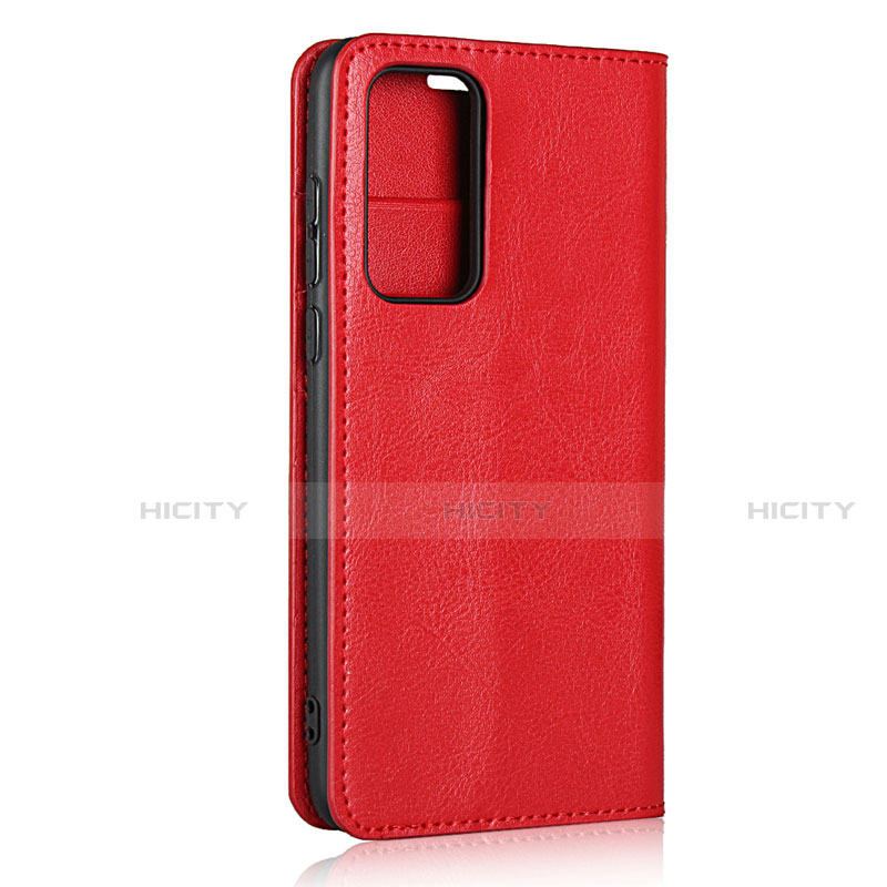 Funda de Cuero Cartera con Soporte Carcasa T01 para Huawei P40 Rojo