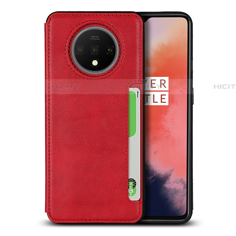 Funda de Cuero Cartera con Soporte Carcasa T01 para OnePlus 7T