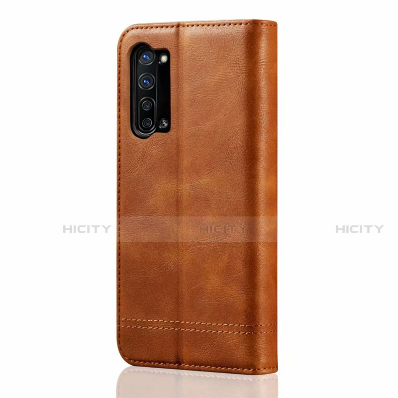 Funda de Cuero Cartera con Soporte Carcasa T01 para Oppo Find X2 Lite