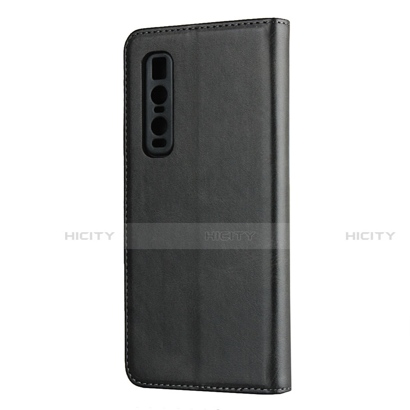 Funda de Cuero Cartera con Soporte Carcasa T01 para Oppo Find X2 Pro