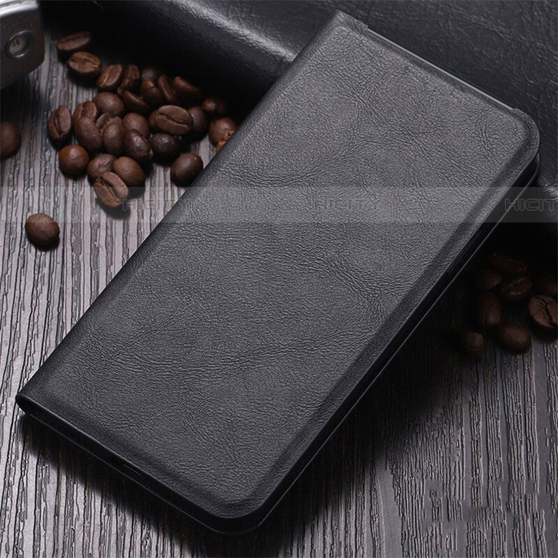 Funda de Cuero Cartera con Soporte Carcasa T01 para Oppo RX17 Pro Negro