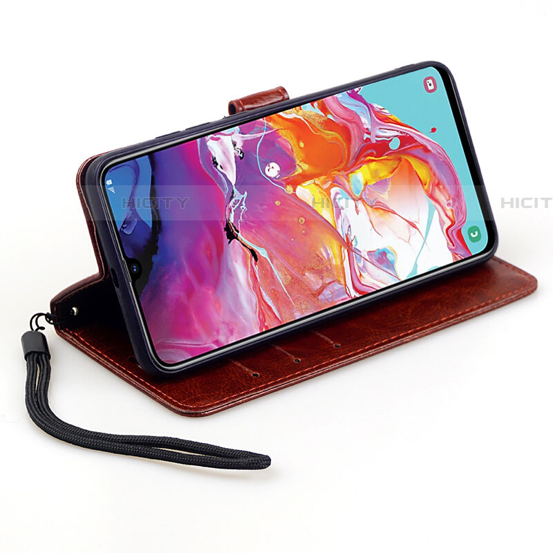 Funda de Cuero Cartera con Soporte Carcasa T01 para Samsung Galaxy A70S