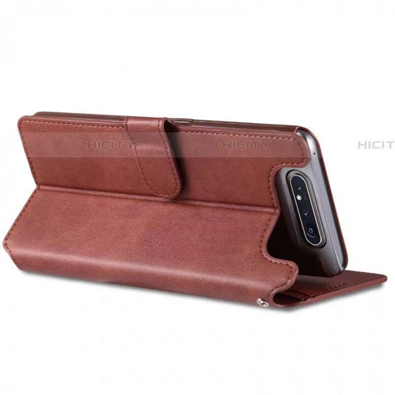 Funda de Cuero Cartera con Soporte Carcasa T01 para Samsung Galaxy A80