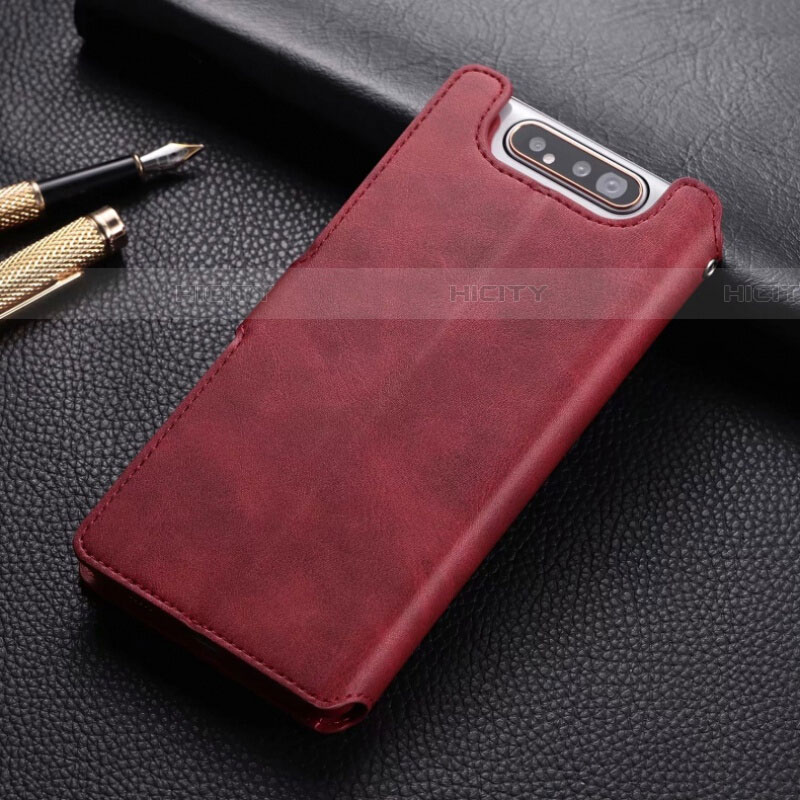 Funda de Cuero Cartera con Soporte Carcasa T01 para Samsung Galaxy A90 4G