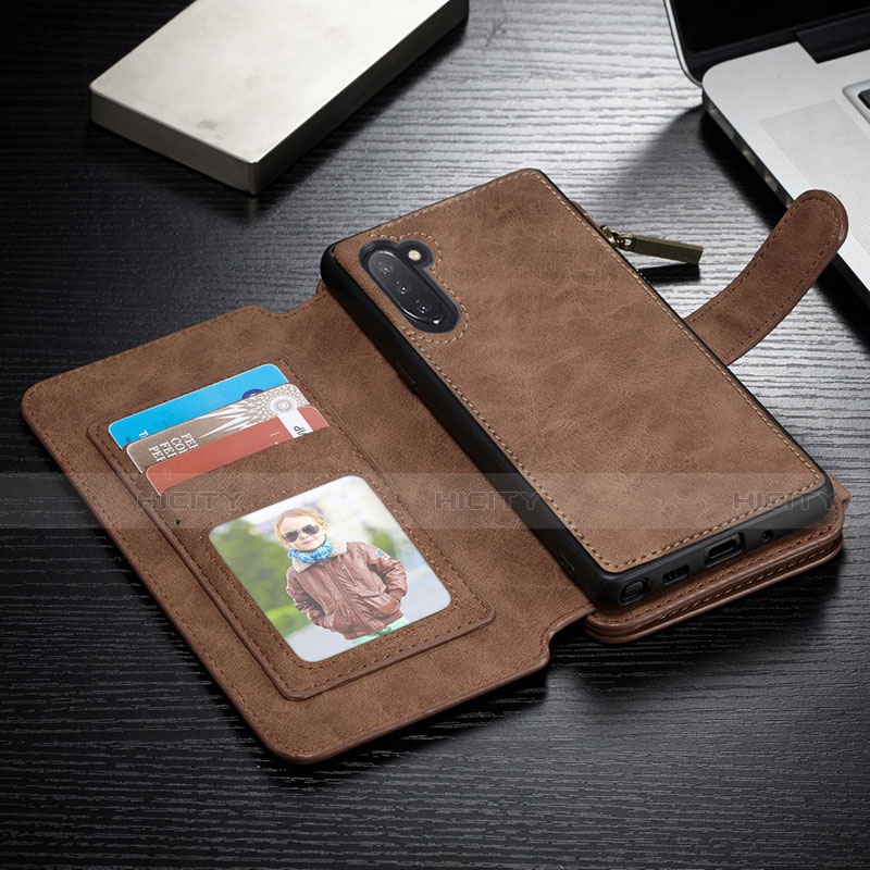 Funda de Cuero Cartera con Soporte Carcasa T01 para Samsung Galaxy Note 10