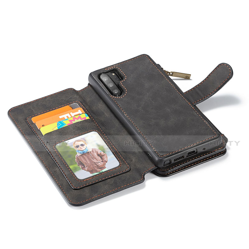 Funda de Cuero Cartera con Soporte Carcasa T01 para Samsung Galaxy Note 10 Plus 5G