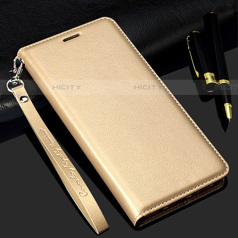 Funda de Cuero Cartera con Soporte Carcasa T01 para Samsung Galaxy S20 Plus Oro