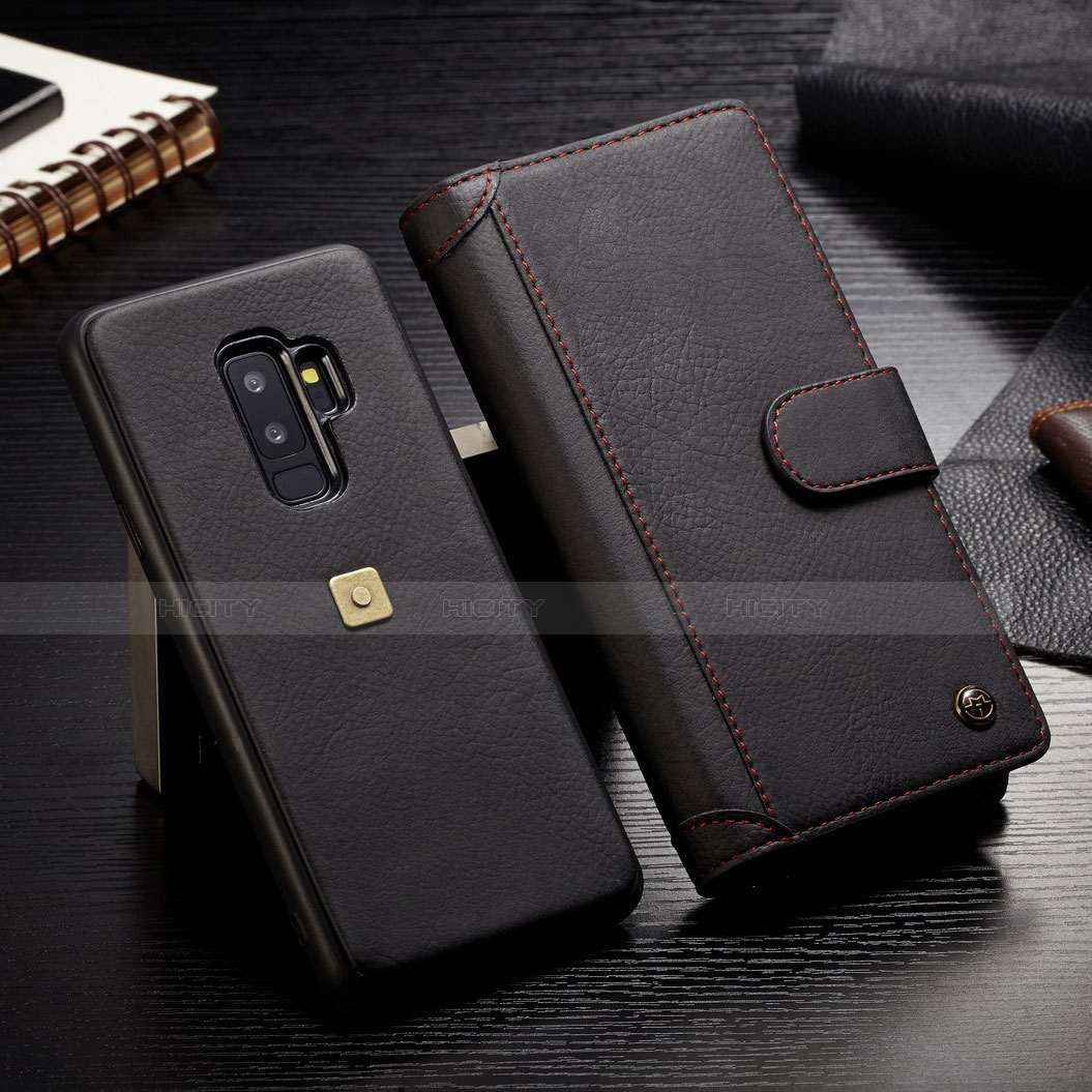 Funda de Cuero Cartera con Soporte Carcasa T01 para Samsung Galaxy S9 Plus