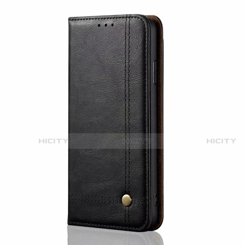 Funda de Cuero Cartera con Soporte Carcasa T01 para Xiaomi Mi 10 Pro Negro