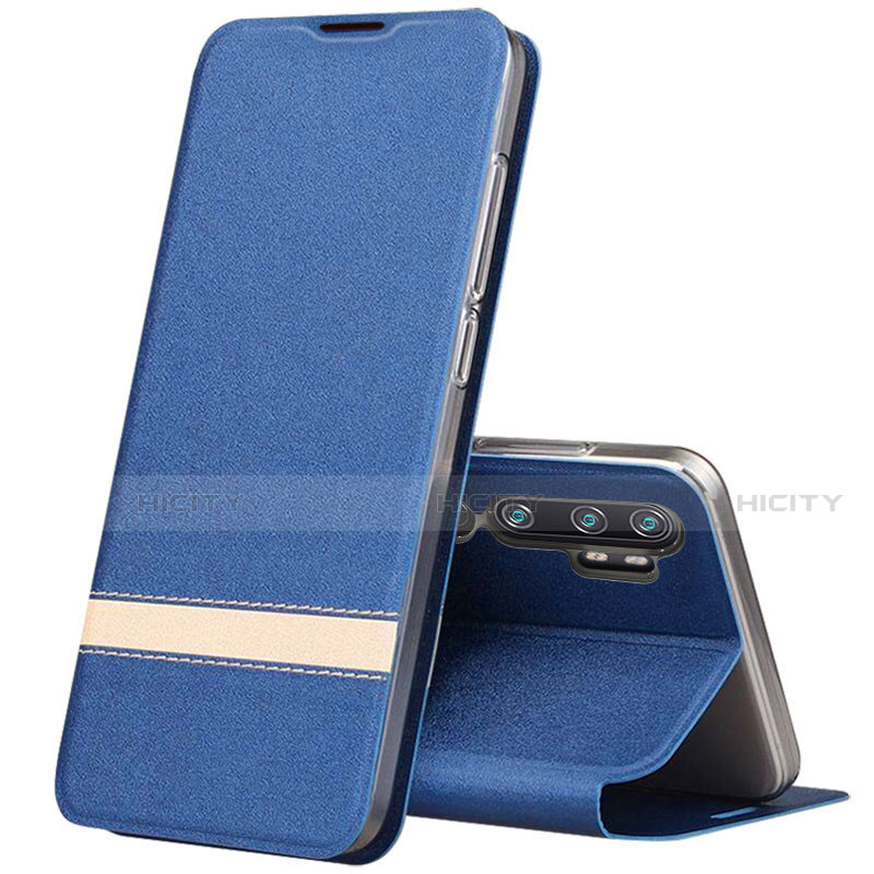 Funda de Cuero Cartera con Soporte Carcasa T01 para Xiaomi Mi Note 10 Pro