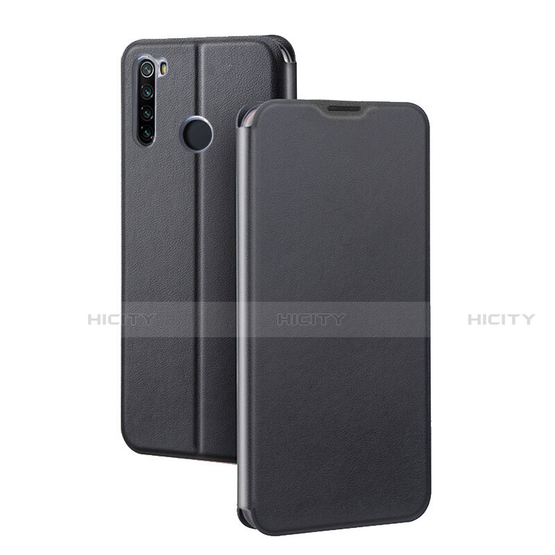 Funda de Cuero Cartera con Soporte Carcasa T01 para Xiaomi Redmi Note 8T Negro