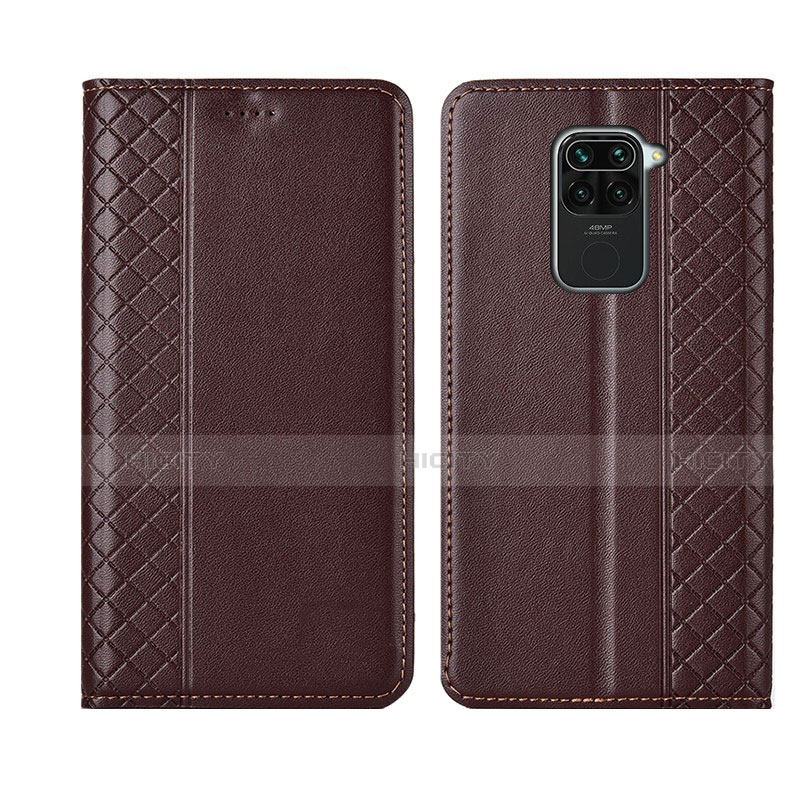 Funda de Cuero Cartera con Soporte Carcasa T01 para Xiaomi Redmi Note 9